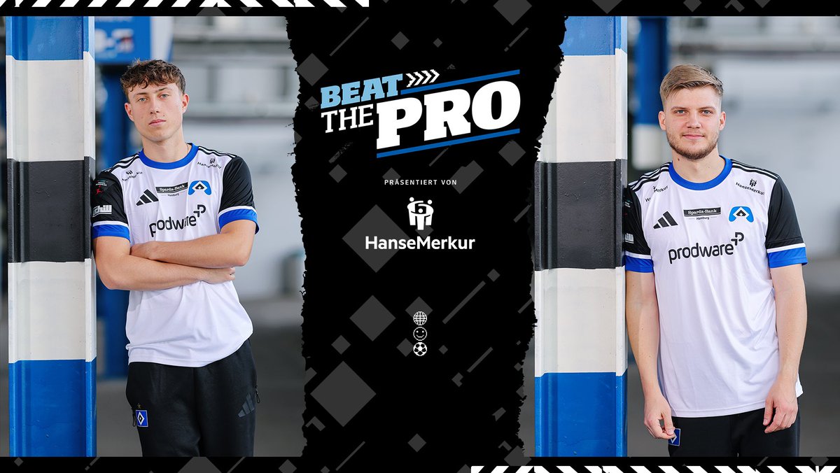 Morgen um 17 Uhr live auf Twitch findet die zweite Ausgabe von BEAT THE PRO gemeinsam mit der <a href="/HanseMerkurSpo/">HanseMerkur Sports</a> statt! 🙌🏻🎮 

Ihr wollt auch gegen <a href="/hhenning23/">Henning Wilmbusse</a> oder <a href="/Funino23/">Funino</a> zocken? Bewerbt euch jetzt über unsere Story auf Instagram!

#HSVeSports #eRothosen #nurderHSV #HanseMerkur