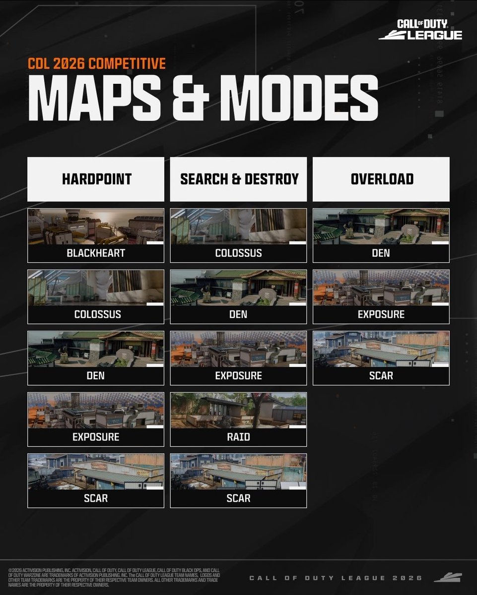The maps are set. 
You know what that means!

Who's ready to play some Call of Duty? ⚔️🏆