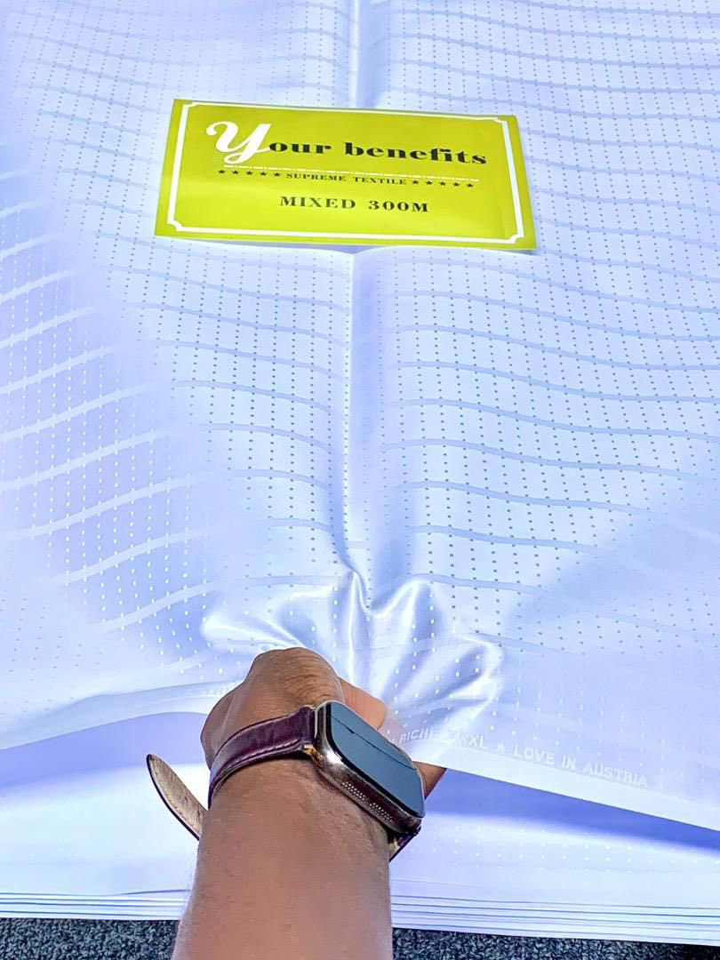 abdoulllmuhd's tweet image. All Whites 

N7k per yard