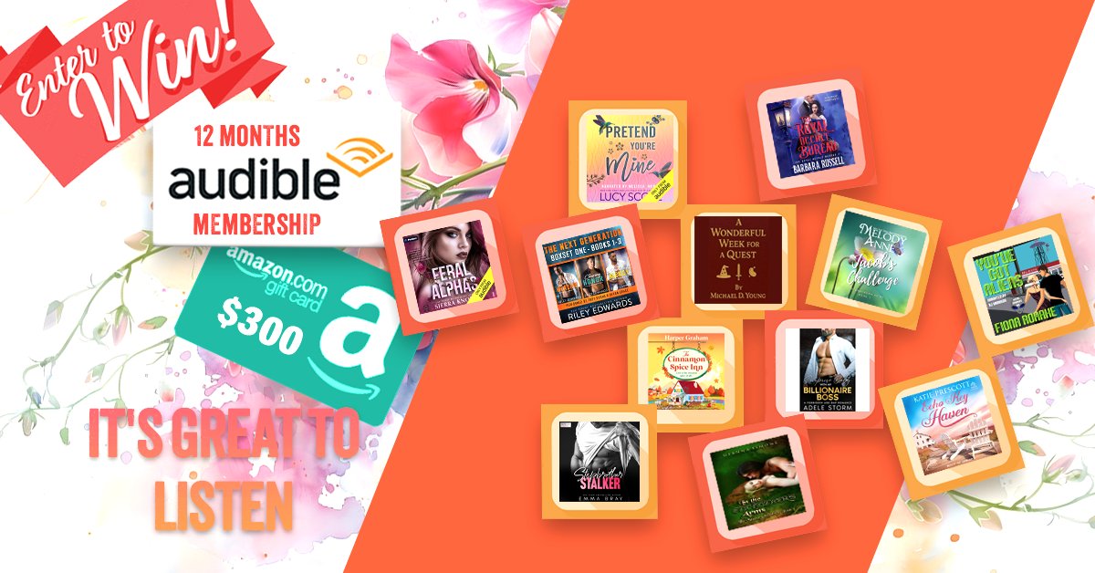 🔔📣🎧IT'S GREAT TO LISTEN‼️🎧
We're giving away a 12 Months AUDIBLE MEMBERSHIP + A $300 Amazon Gift Card to one lucky LISTENER
🔥For your chance to win, enter our giveaway❤️🔥
bookthrone.com/november-audio…
#bookthrone #giveaway #giveawaycontest #sweepstakes #audiblebooks #audible