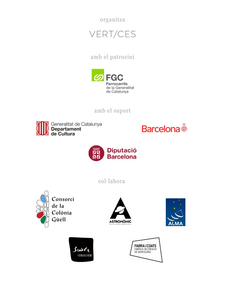 P_Vertices's tweet photo. Mil Anys de Cels, en la Cripta Gaudí, reuneix veus, que, des de l'art, la ciència i l'ecologia, ens conviden a descobrir com els microactors escriuen la història dels macrosistemes, i com l'art, com el de Gaudí....
https://t.co/Rzfta5D10V https://t.co/M3f2T7ngfR