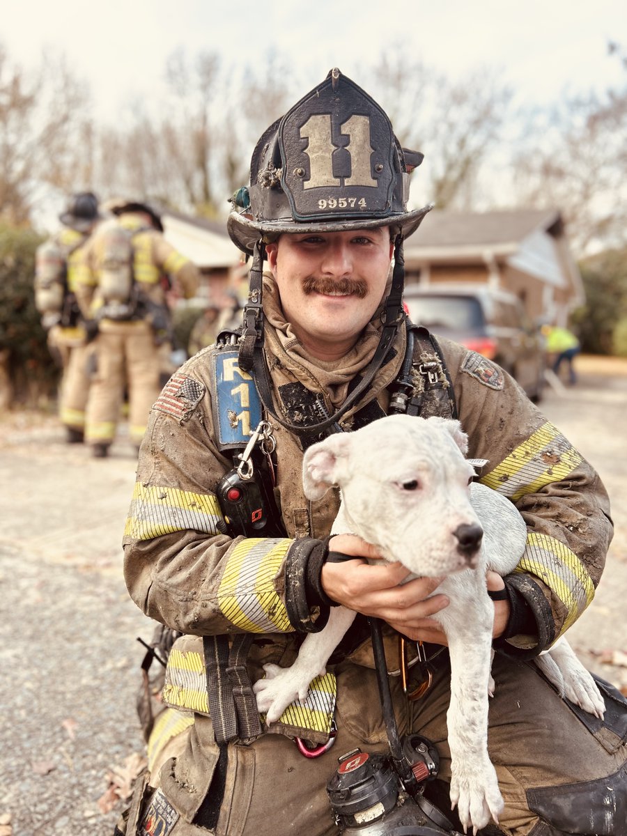 WBTV_News's tweet image. A puppy was rescued from a burning house in northeast Charlotte on Tuesday morning. 💛

Story here: bitl.to/5MiI