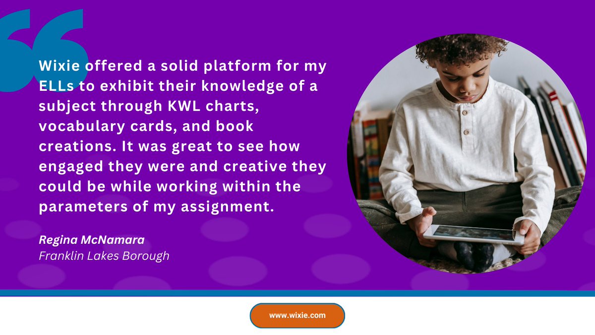 Tech4Learning's tweet image. The  Empowering English Language Learners guide can help you make the most of Wixie with your #ELLs.

Get started: wixie.com/o215500
