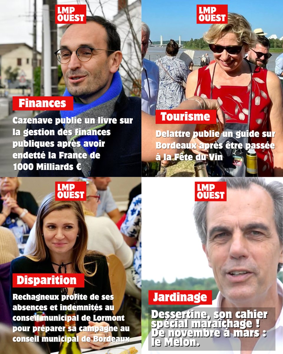 Après "le journal d'un prisonnier" pour les 11 jours de prison de Sarkozy, retrouvez la rentrée littéraire de la droite de Bordeaux