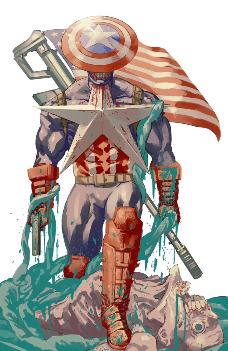 Aizviii's tweet photo. Idea millonaria: Una historia de Fujimoto con el concepto de los demonios pero aplicado en el universo de Marvel, afectando tanto a héroes como villanos. https://t.co/jfUchBBSM1