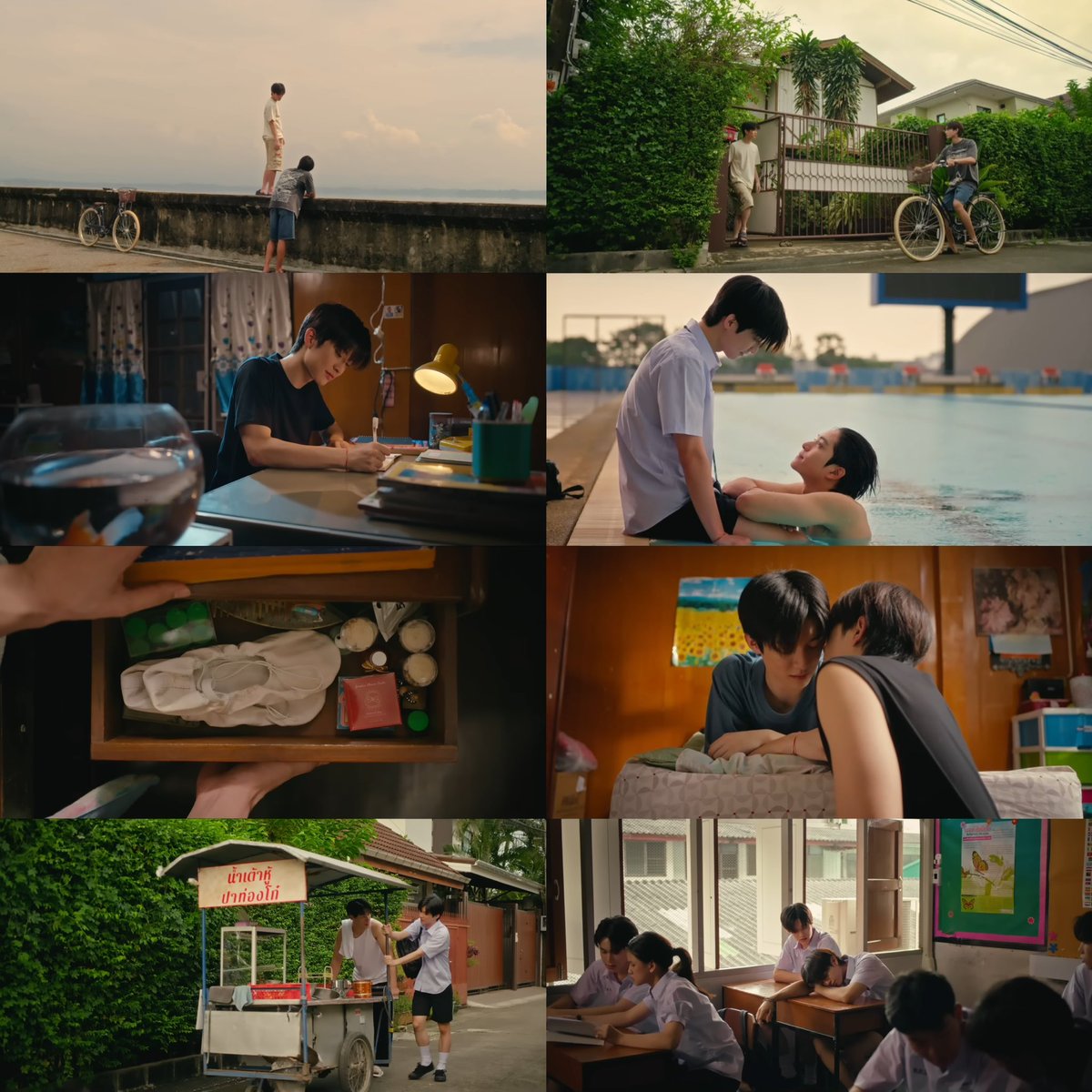 indi3musique's tweet image. 17th spring เป็นแนว coming of age ที่น่าดูมาก ๆ ไพลอตภาพสวย มู้ดดีมีเสน่ห์ เซตติ่งมีความเรียล อย่างห้องนอนของน้องม่านที่ทำให้รู้สึกเหมือนตัวละครได้ใช้ชีวิตอยู่ตรงนั้นจริง ๆ แถมปมเรื่อง hiv ก็น่าสนใจมาก ไม่ค่อยได้เห็นกันบ่อย ๆ รอชมซีรี่ส์ตัวเต็มเลยค้าบ 🦆𓂂 🌱˙ 𐬹#17thspringseries