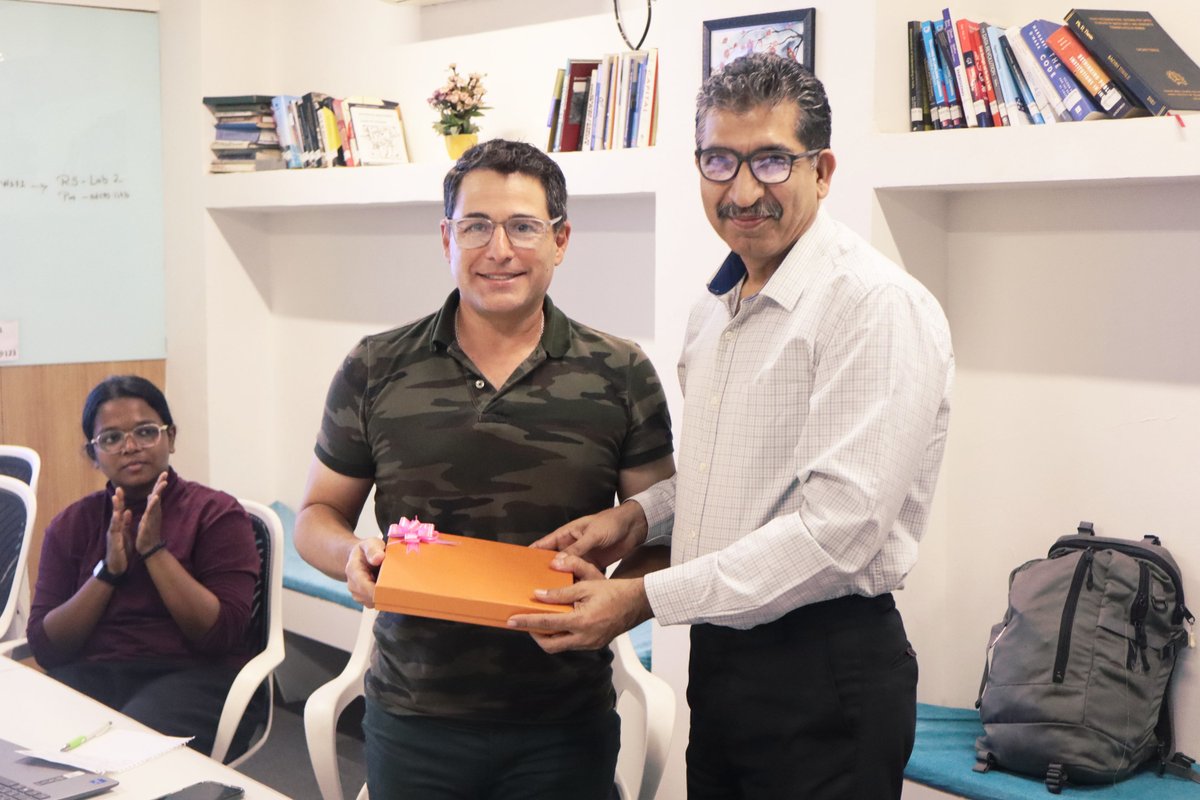 📸 Glimpses from today’s talk on ‘The Global Landscape of Global Citizenship Education and Education for Sustainable Development in Higher Education: Plus Reflections on India’ by Dr Matthew A. Witenstein.