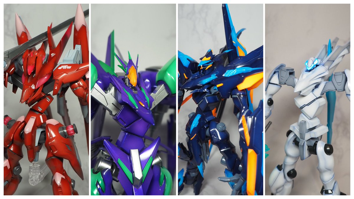 chkin0105's tweet image. モデロイドのファフナー全機の写真並べてみた
ここにマークフィアー改アバドンとアズライールが追加されると思うとワクワクが止まらない！！！

#蒼穹のファフナー
#MODEROID