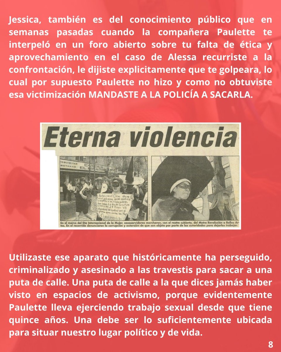 natalia_lane's tweet photo. Sobre mis disturbios en COPRED y el extractivismo del dolor 🔥
C O M U N I C A D O 
[Part. 2] https://t.co/FcwpDjwpJG