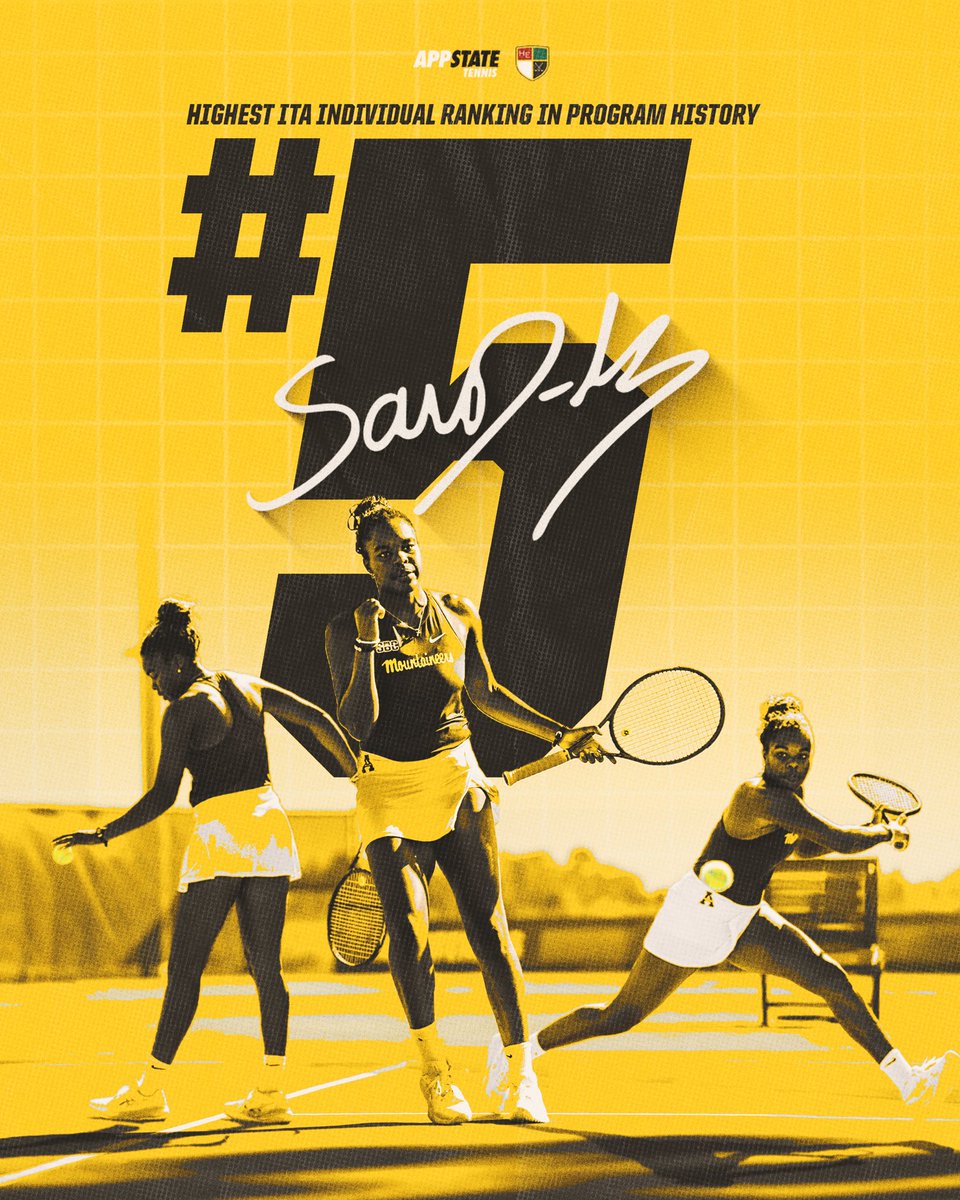 𝙁𝙄𝙁𝙏𝙃 𝙄𝙉 𝙏𝙃𝙀 𝙉𝘼𝙏𝙄𝙊𝙉 🚀

Sav lands at No. 5 in the fall singles rankings, becoming the highest-ranked player in program history!

📰: goapp.st/SavRank

#bringyourAgame