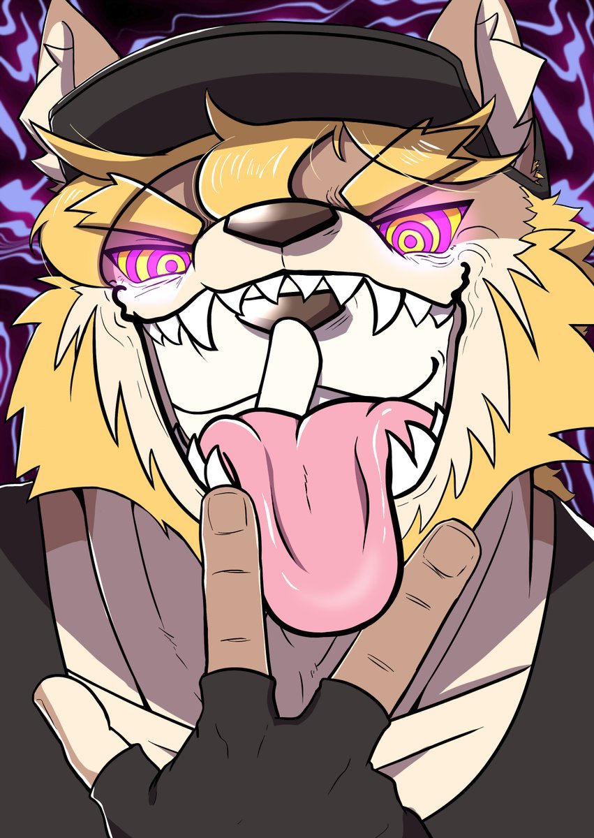 CreamdogYuhan's tweet photo. #hypnovember        
day26【眼睛】
加了一点皮物的要素，满足了 @The_ZipperWolf 想穿我的愿望）然后加了最喜欢的正面体位~ https://t.co/h8wvhDSekW