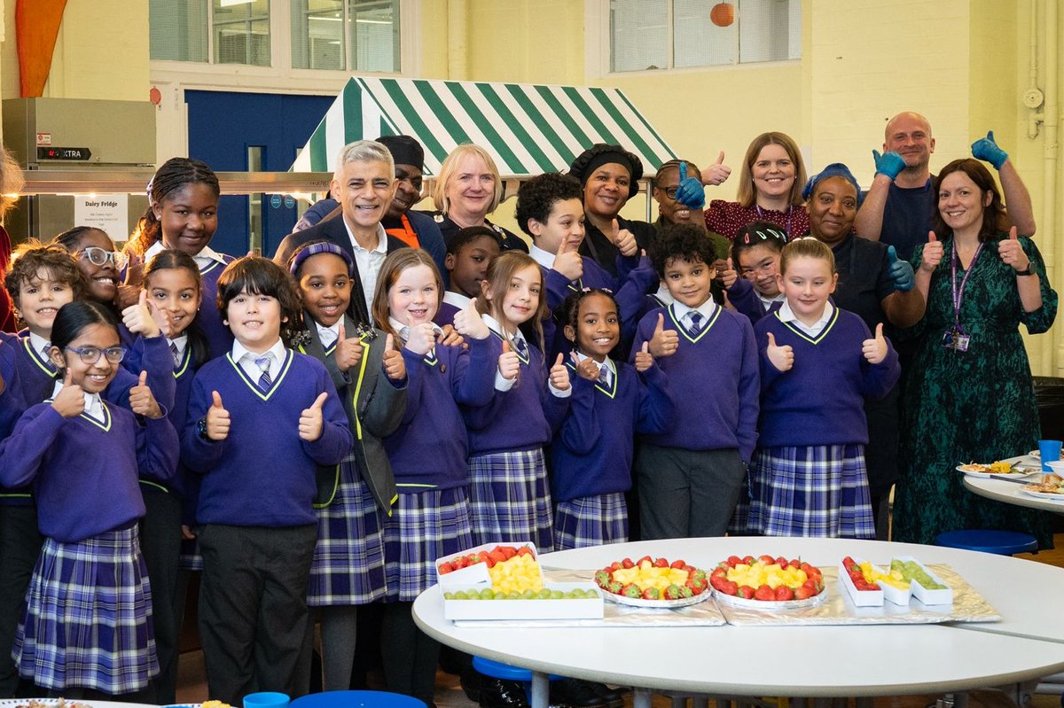 MayorofLondon's tweet image. Today we celebrated 100 million free school meals provided to children in London’s state primary schools 🎉
