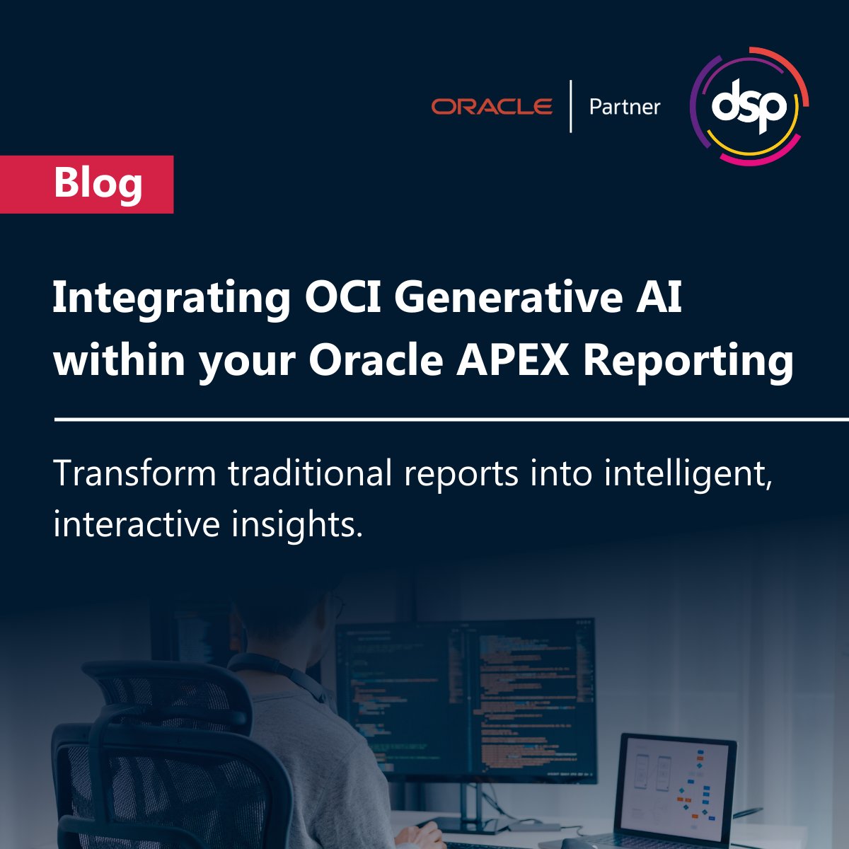 dsp_uk's tweet image. OCI Generative AI can transform APEX reports with features like natural language queries, AI-generated summaries and trend, and anomaly detection.

Discover why it’s worth adopting and the fastest way to get started.
🔗 bit.ly/3LY0irX
#OracleAPEX #orclapex #OraclePartner