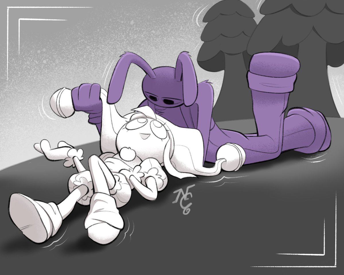 noblecrimson7's tweet image. I gave up on trying to color this.
-
-
#TADC #JaxxPomni #funnbunny