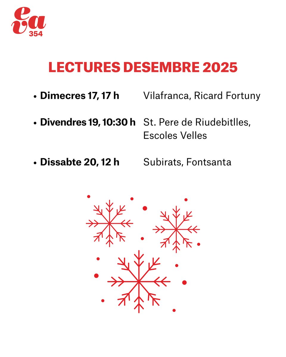 Festival EVA, En Veu Alta tweet media