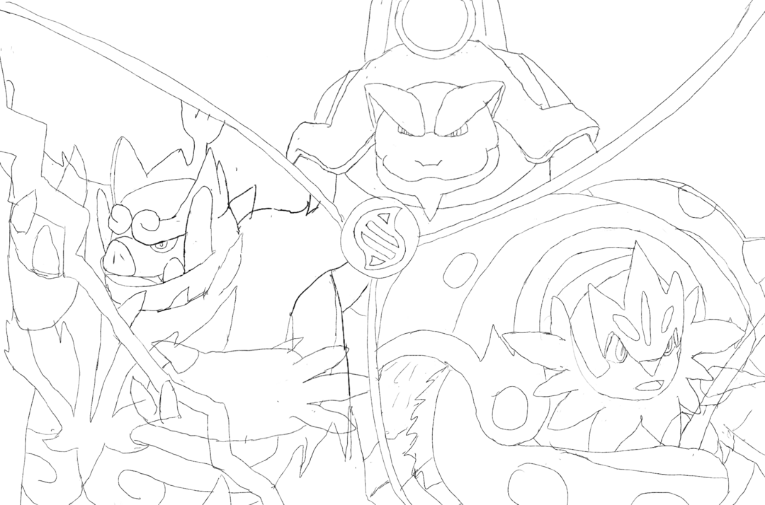 key_areg_chan's tweet image. 爆速下書き連投！亀だけスペースが…😢
#ポケモンイラスト #Sketchドロー #作業中  sketch.pixiv.net/items/83412855…