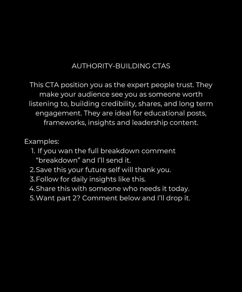 TheEmyChris_'s tweet image. Day 15/16.

Today I focused on CTAs and Conversion!
CTAs drive conversions by turning attention into clicks, leads, or sales. 
I’ll be sharing 4 key CTA categories with examples.

Which one should every copywriter use? 
Comment your best pick👏🏽

#copywriting #100dayschallenge