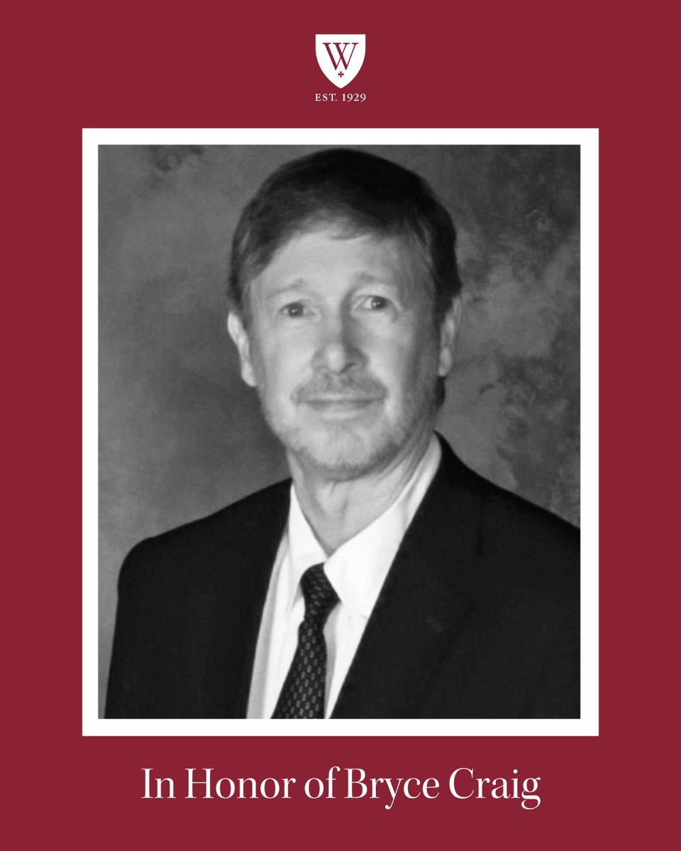 Westminster grieves the loss of our dear friend and honored alumnus, Bryce Craig, MDiv '74, and President of P&amp;R Publishing. Bryce was a long-standing faithful partner with Westminster faculty and leadership producing many books for the building up of Christ's church. Yet even in