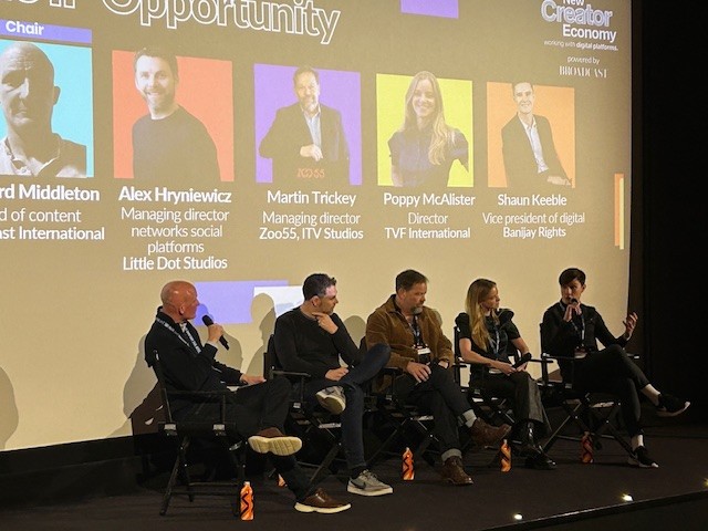This afternoon at <a href="/Broadcastnow/">Broadcastnow</a>'s New Creator Economy: Working with Digital Platforms, Shaun Keeble, VP Digital, Banijay Rights, joined The IP Opportunity panel.

#NewCreatorEconomy #BanijayRights #WeareBanijay