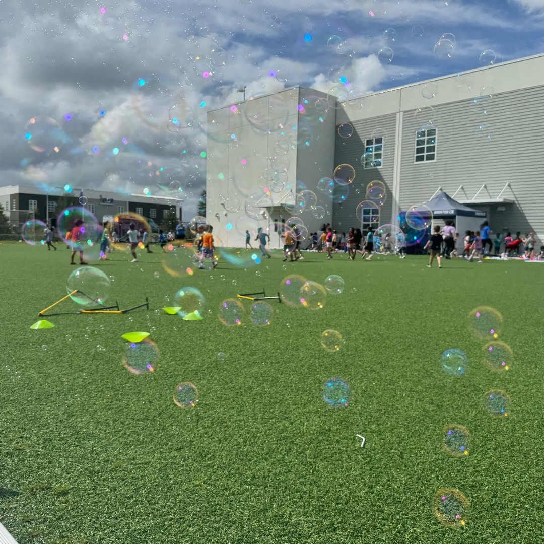 choosebooster's tweet image. What a day! The Innovation Prep students crushed the Splash &amp;amp; Dash — running hard, laughing louder, and soaking up every drop of fun! 💙🥳

#ChooseBooster #Boosterthon #FunRun