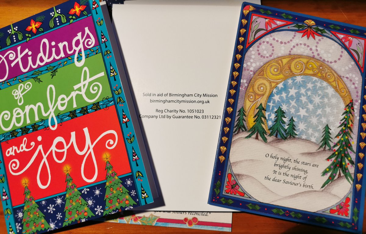 WorkCareWM's tweet image. As it's coming up to the season of #advent, we can support other local charities just by purchasing their #Christmas cards.

Each @Bham_City_Missn Christmas card comes with a simple 'Happy Christmas' message and a verse from a well-known Christmas carol, all on quality card.