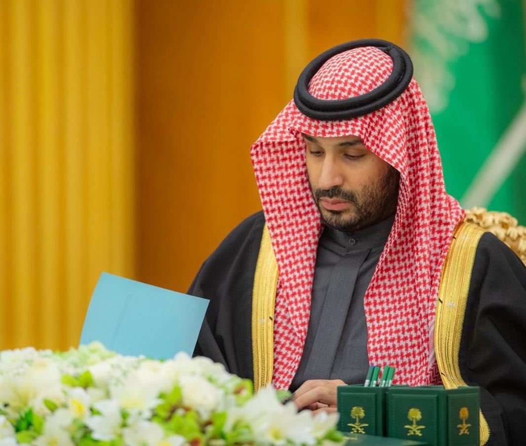 سمو #ولي_العهد يرأس جلسة #مجلس_الوزراء في الرياض.