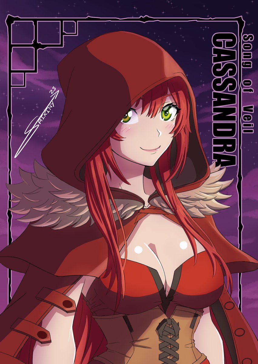 Saikiny's tweet image. ✨Voilà #Cassandra qui est un personnage de mon JDR #SongofVeil, un univers de fantasy marqué par un mal mystérieux appelé Le Voile.
Qu’en pensez-vous ? ^^

#digitalillustration #characterdesign #ocart #originalcharacter #fantasyart #animeart #dndcharacter #illustration