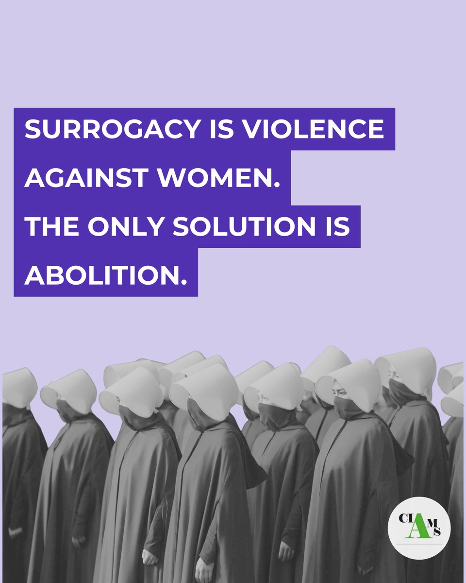 CIAMS_Coalition's tweet image. #Surrogacy inherently exposes women to medical, psychological, and economic #violence – yet we rarely hear about these abuses, because the women #exploited by this multi-million-dollar global industry are systematically #silenced.
💟 On this International Day for the Elimination
