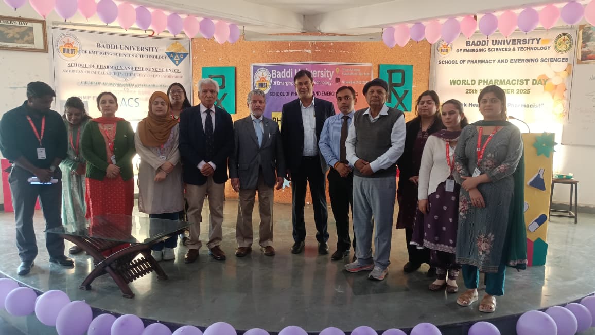 BaddiUniversit's tweet image. Students gained key industry insights from Mr. Soumaya Dutt’s talk on bridging pharma and academia, boosting skills in GMP, RA, and soft skills for industry readiness.
#Pharmacy #PharmaIndustry #CareerReady #BUEST #SPES