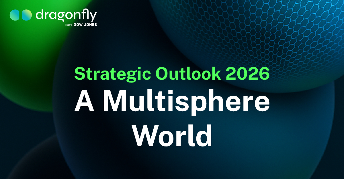 dragonfly_int's tweet image. #StrategicOutlook2026: A Multisphere World — Dragonfly’s annual global #RiskIntelligence estimate — is published today. Access it here: bit.ly/4oA0n2T

It explores in-depth how the volatile global order is likely to develop over the next year, so you can plan.
