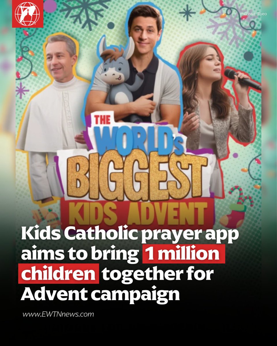 Theo, a free Catholic prayer and meditation app for children and their parents, plans to host the largest Advent celebration for children to help them discover the true meaning of the season.

From Nov. 30 to Dec. 24, more than 1 million children are expected to take part in a