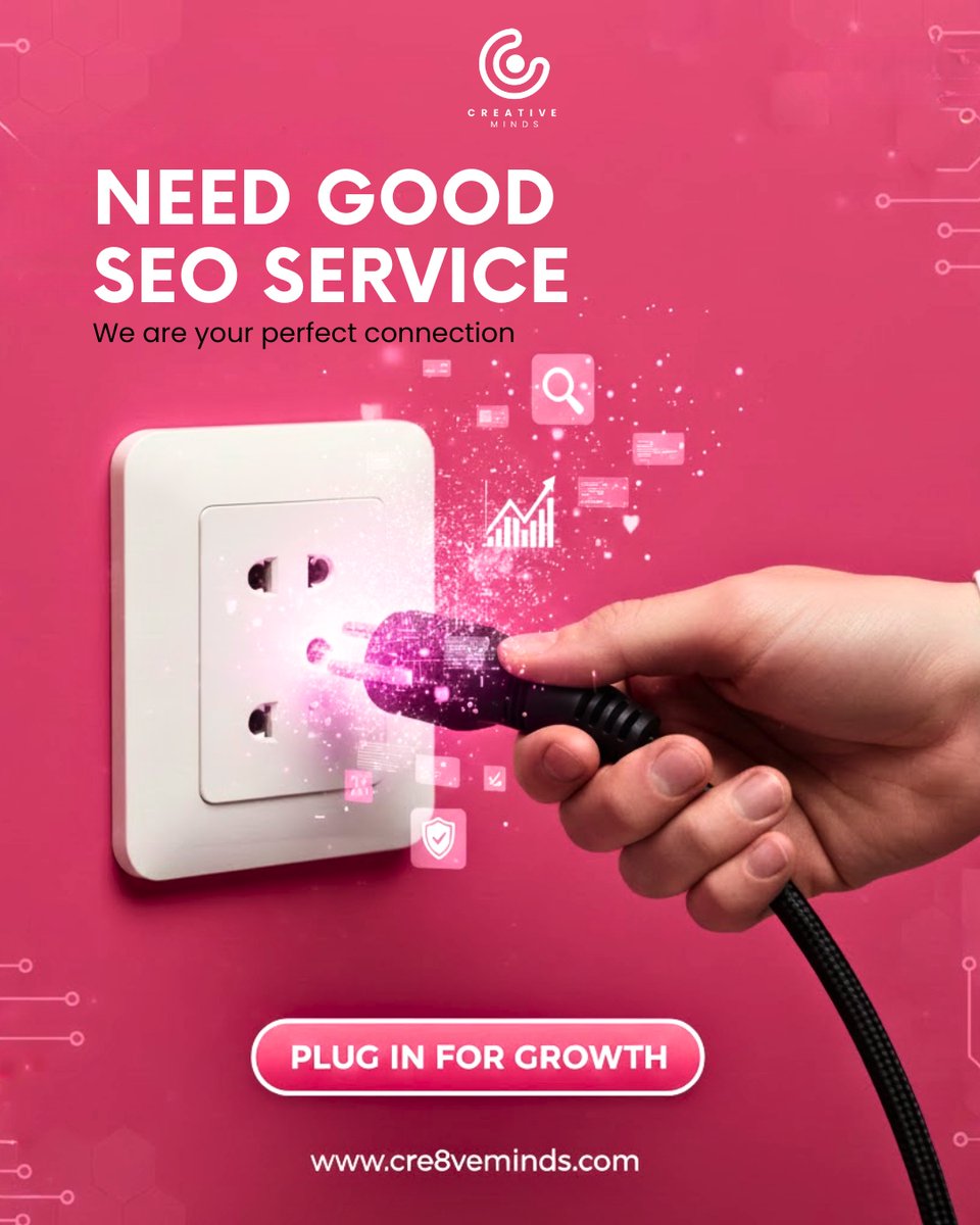 cre8veminds's tweet image. Need good SEO service?
We’re your perfect connection to higher rankings, real traffic &amp;amp; better results.

📩 cre8veminds.com
#SEO #DigitalGrowth #RankHigher #CreativeMinds