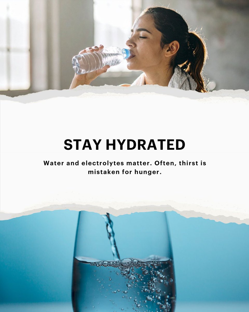 zerolongevity's tweet image. Hydration that keeps your hunger signals clear. 

Small choices add up. The more intentional you are, the better you feel- during the season and long after it. 
Your habits today set the tone for a healthier, more grounded holiday season.