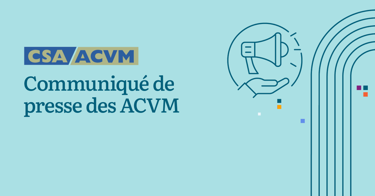 CVMO_Nouvelles's tweet image. Les ACVM lancent un nouvel outil rendant le processus de consultation plus facile et efficient : ow.ly/qw2Z50XxArv