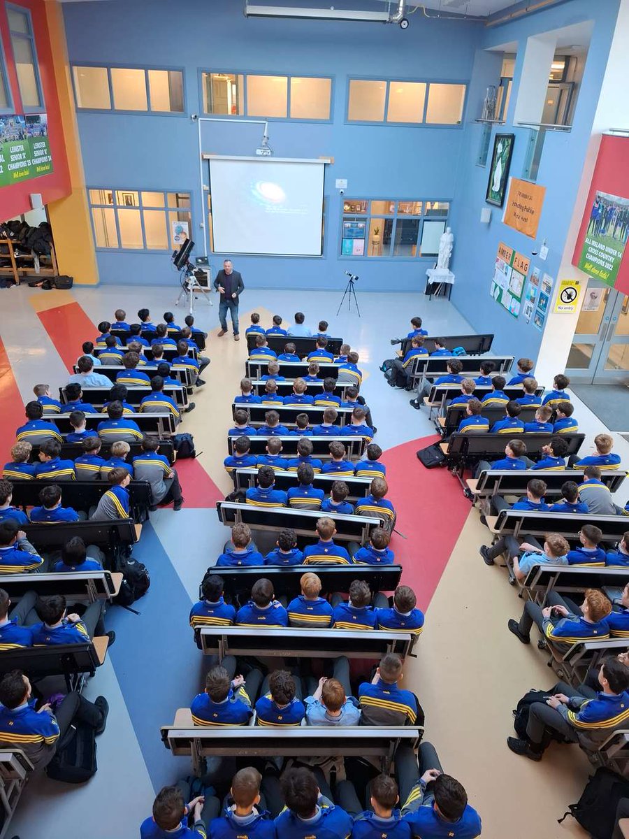 CBSNaas's tweet image. Our first year students had a wonderful opportunity to hear all about space, astronomy and planetary astrophotography today. We were delighted to welcome Ciaran O'Callaghan to our school, from the Naas Amateur Astronomy Society (NAAS).