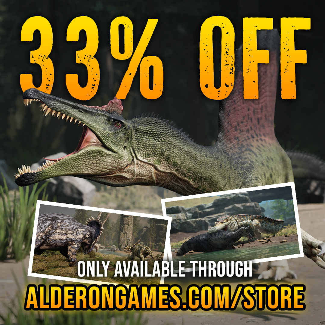 pathoftitans's tweet image. Alderon Games Black Friday deal starts now! Save 33% off your purchase and begin your life as a dinosaur in Path of Titans!

Only available through Alderongames.com/store

#pathoftitans #dinosaurs #dinosaurgame #game #gaming #blackfriday #deals #sale