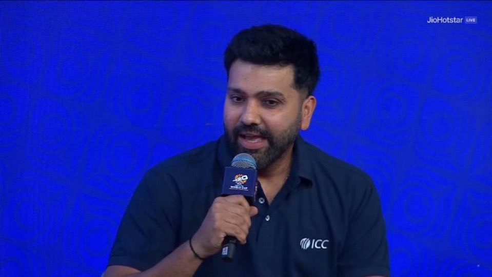 rushiii_12's tweet image. Rohit Sharma said : &quot;now I am getting used to sitting at home and watching games on TV&quot;