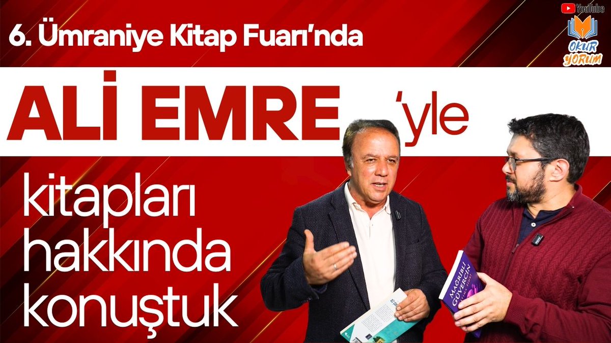 Yazar Ali Emre ile Ümraniye Kitap Fuarında Kitapları Hakkında Konuştuk.

Tarihi romanları ve şiir kitaplarıyla tanınan değerli yazar Ali Emre'yle kitaplarının hazırlık süreçlerini, okuyucuda bulduğu beğeniyi ve edebiyatın önemini konuştuk. 
İzlemek için: youtu.be/Hp7VMf9XwTQ