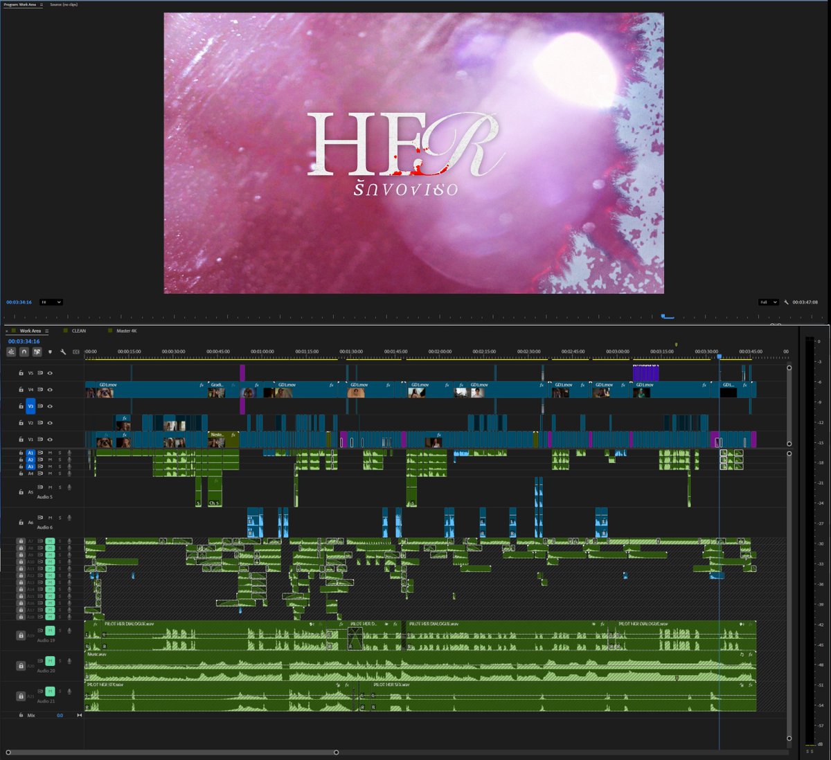 เอาไทม์ไลน์ตัดต่อของ #Her #รักของเธอ มาฝาก

เป็น Trailer สุดเดือดที่ได้ตัดของปีนี้ ที่วางคัตติ้ง ดนตรีและ SFX เหนื่อยมาก แต่ก็ตัดสนุกมือมาก

แอบอยากเก๋แบบ Trailer หนังฝรั่งสมัยนี้ ที่นิยมเปิดหัวด้วยประมวลภาพเร็วๆ 5 วิแรกเพื่อตีหัวเข้าบ้าน ก็เลยลองทำบ้าง

ตั้งใจปั้นมาก

#GMMTV2026