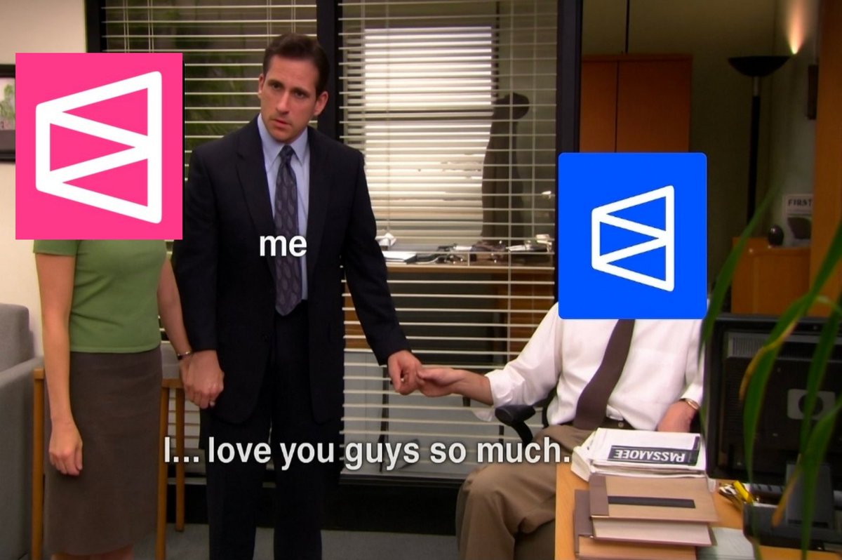 zappyweb3's tweet image. We love both 🩷 @PolyBaddies @PolymarketTrade