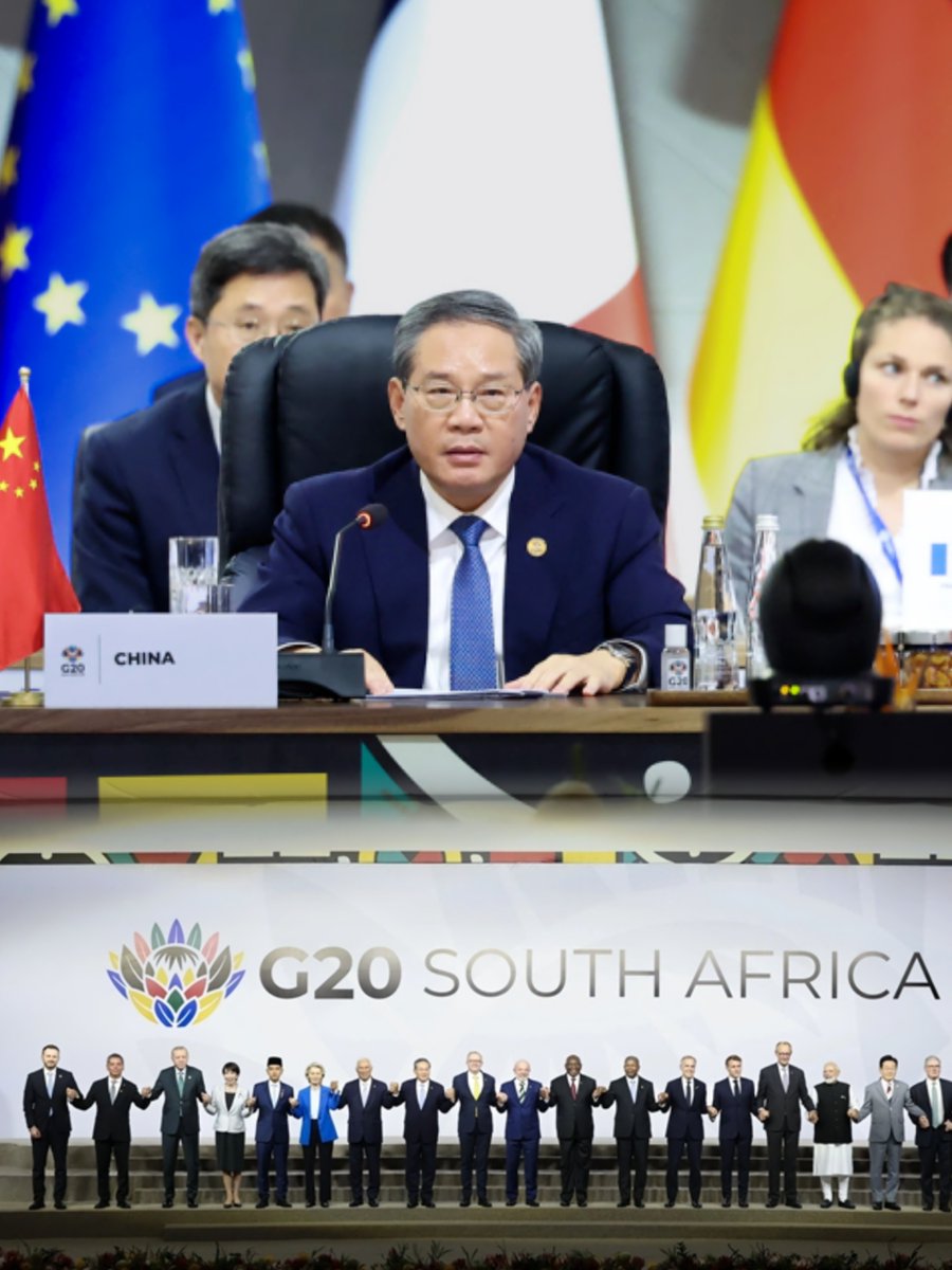 💪 L’union fait la force, tandis que la division ne mène nulle part. Lors de la première session du 20e sommet du G20 à Johannesburg, le Premier ministre chinois Li Qiang a souligné que le progrès et le développement mondiaux reposaient sur l’esprit de solidarité. Face aux