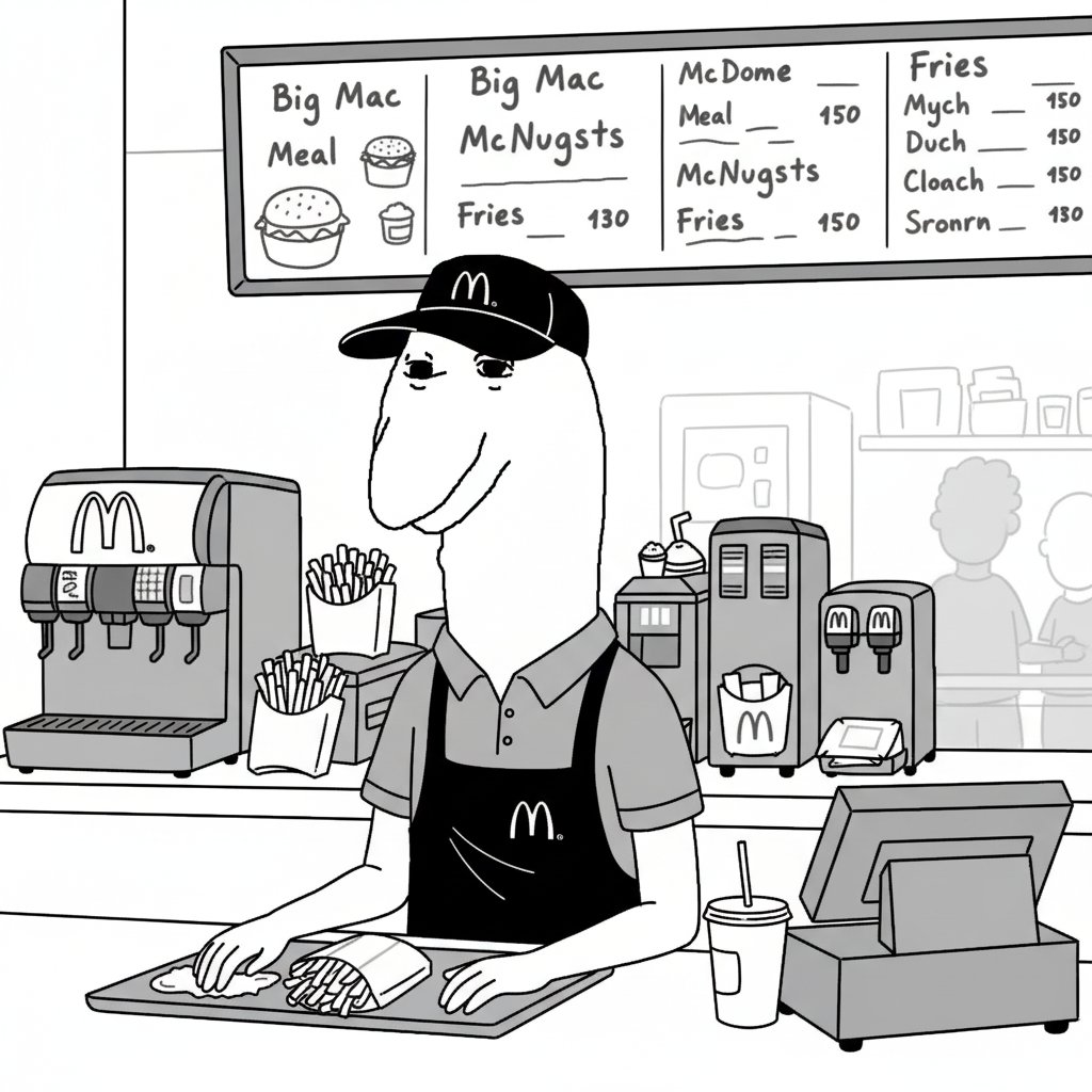 <a href="/McDonalds/">McDonald's</a> Hello McDonald's, I'm Eugene, the new intern.