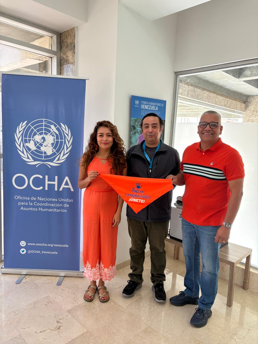 🟠En este Día Internacional de la Eliminación de la Violencia contra las Mujeres👩, en OCHA Venezuela decimos:

✖️#NoHayExcusa para la violencia contra mujeres y niñas, en ningún espacio.
✔️Abogamos por una acción humanitaria inclusiva, acorde, protectora y participativa. #16días