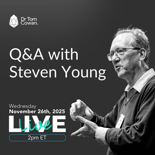 drtomcowan's tweet photo. I hope you can join me tomorrow at 2 PM ET on YouTube for a live Q&A with Steven Young.

We’ll take a deeper look at the history, claims, and underlying assumptions of the modern nuclear narrative—while exploring an alternative viewpoint on what these technologies may actually represent. We’ll also be answering your questions live.

📷 Tune in and join the conversation:
https://t.co/Rg8WO1huwQ

#NewBiology #QuestionEverything #TomCowanLivestream