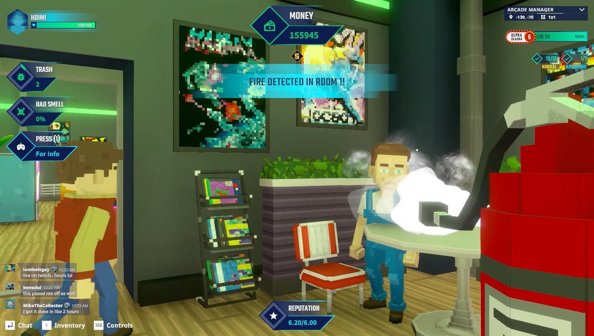 最後のデイリーソーシャルチャレンジ✨
スト2のポスターにパックマンのゴーストたち👻
20年前はこんなゲーセン、いっぱいあった！

この掃除スタッフ、机にすぐハマって仕事しなくなるのワラタ

Get in bestie, we're going shopping #AlphaSeason6