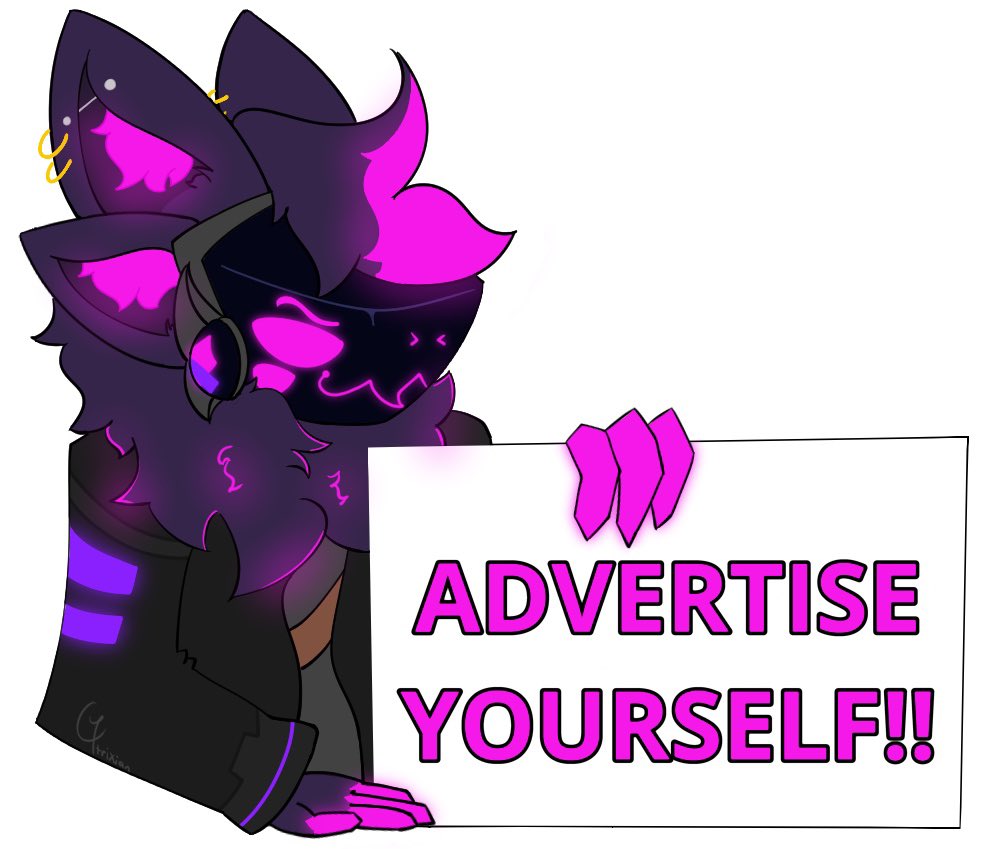 Cytrixian's tweet image. 🪧ADVERTISE YOURSELF🔥

Who are you and why should people follow you!

Don’t be shy! Show off your talents!