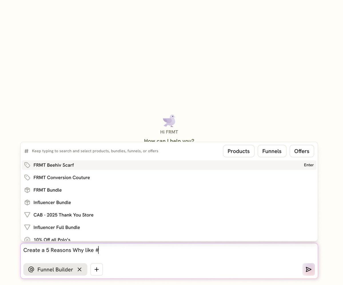 _jackflo's tweet image. Agentic funnel creation. I think this makes it pretty easy.