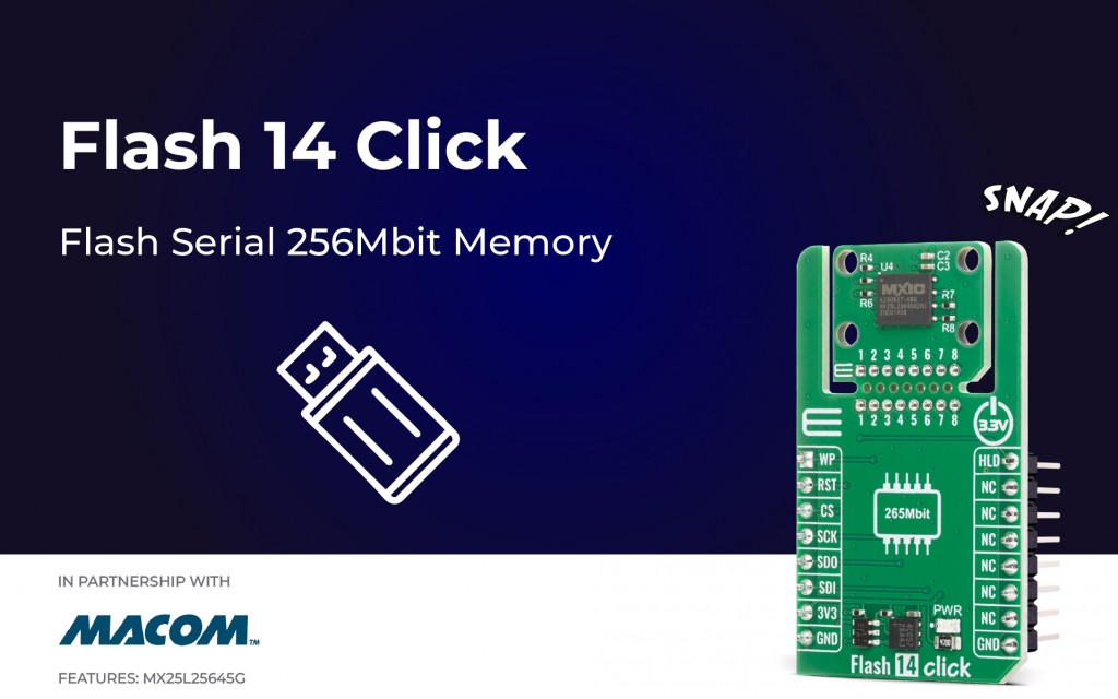 mikroel's tweet image. 📘 Fast, low-power Flash memory for code shadowing and data logging. Upgrade with Flash 14 Click. @MACOMtweets 

mikroe.com/blog/flash-14-…
