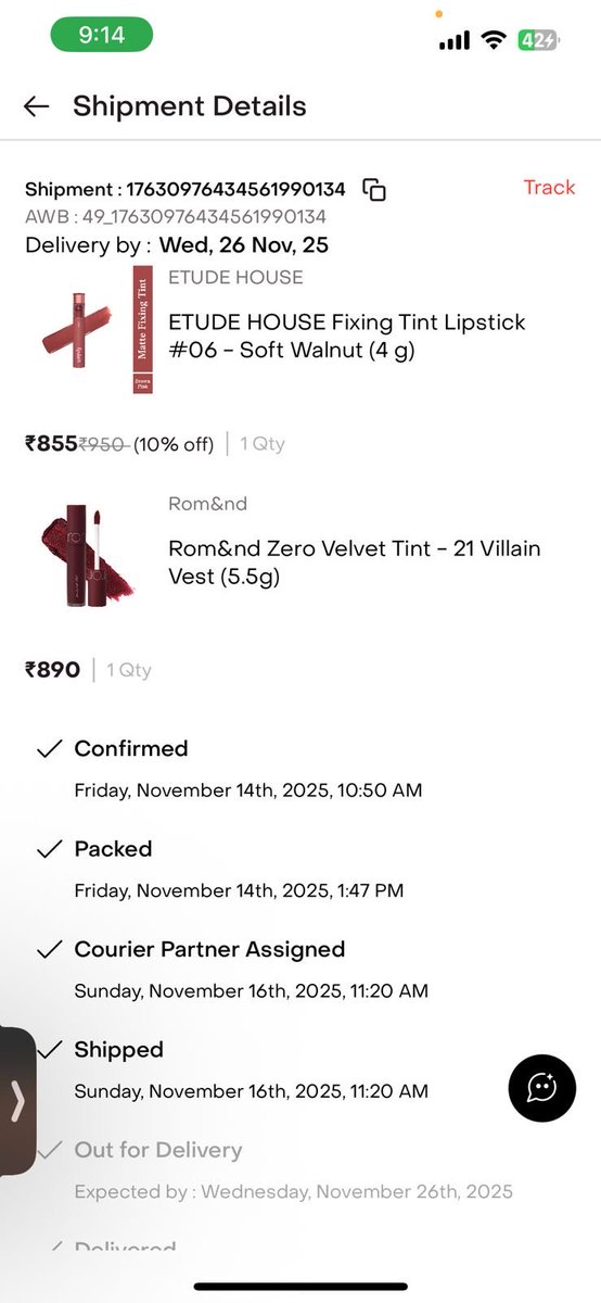 saksham596's tweet photo. @RIL_Updates @jagograhakjago @consumercourtin highly disappointed that my order from tira beauty is delayed from last 10 days and even after contacting the customer care i have received no or zero response from them please look into to this matter everyday delivery date changes https://t.co/ti7bRuVhes