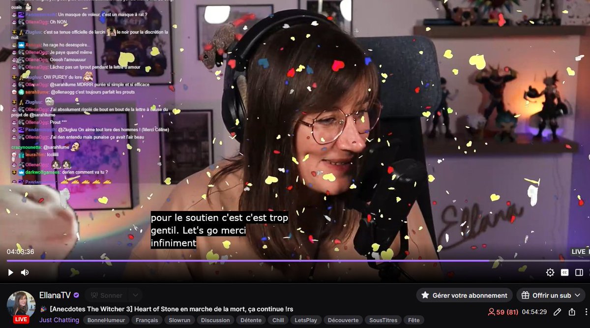 Non vraiment le comptage des lurks chez <a href="/TwitchFR/">Twitch FR</a> , je sais pas... (plus tôt j'étais même à 95, comptés 62) 💀